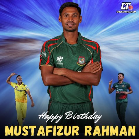 Happy Birthday, Mustafizur Rahman 🎂🎂 - 3️⃣2️⃣3️⃣ international wickets - 7️⃣ fifers - Fastest to 1️⃣0️⃣0️⃣ ODI wickets for Bangladesh #cricket #MustafizurRahman #Bangladesh #birthday Mustafizur Rahman, Bangladesh Cricket, Latest Cricket News, Cricket News, News Update, Happy Birthday, Birthday