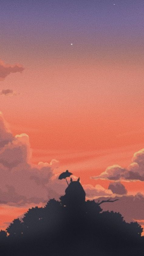 Studio Ghibli Minimalist Wallpaper, Hd Wallpaper Love, Iphone Wallpaper Scenery, Wallpaper Scenery, Minimalist Studio, Studio Ghibli Background, Wallpaper Love, Ghibli Artwork, Sky Wallpaper