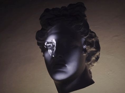 Projection Installation, Greek Sculpture, Interactive Installation, Projection Mapping, Ancient Greek, Make Art, Art Museum, Antonio Mora Artwork, Greek Statue