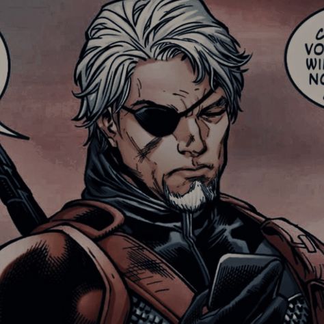 Slade Teen Titans, Deathstroke Comics, Dc Deathstroke, Deathstroke The Terminator, Slade Wilson, Red Hood Comic, Fictional Heroes, Western Comics, Dc Villains