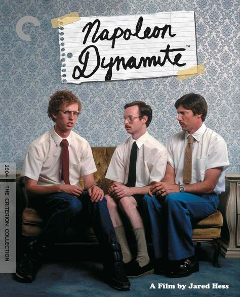 Napoleon Dynamite Fake Criterion Napoleon Dynamite Movie Poster, Napoleon Dynamite Poster, Dynamite Poster, Dont Rush, Comedy Poster, Uncle Rico, Television Quotes, Older Brother Core, Fire Movie