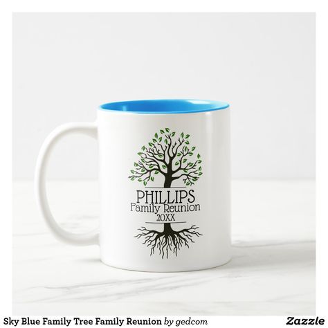 Family Reunion Favors, Family Reunion Gifts, Family Reunion Planning, Tree Family, Family Get Together, Family Reunion, Family Gathering, Travel Mugs, Family Tree