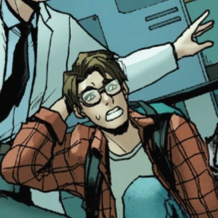 peter parker Peter Parker Earth 65, Peter Parker Pfp Comic, Peter Parker Fits, Peter Parker Comic Panels, Peter Parker With Glasses, Peter Parker Fanart Comic, Peter Parker Comic Art, Peter Parker Style, Peter Parker Comic Icons