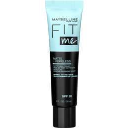 Fit Me Matte & Poreless Primer with SPF 20 is an up to 16H mattifying face primer that instantly controls shine and blur pores for flawlesslooking skin. Can be worn with or without makeup. Fit Me Matte + Poreless Primer with SPF 20 controls shine, blurs pores and extends the wear of makeup to keep your look locked in all day. The result is an instant mattifying effect that lasts up to 16 hours and poreless and flawlesslooking skin. This face primer creates a smooth canvas for your makeup applica Makeup With Sunscreen, Maybelline Primer, Too Faced Primer, Poreless Primer, Matte Make Up, Maybelline Baby Skin, Make Up Primer, Primer Makeup, Fit Me Matte And Poreless