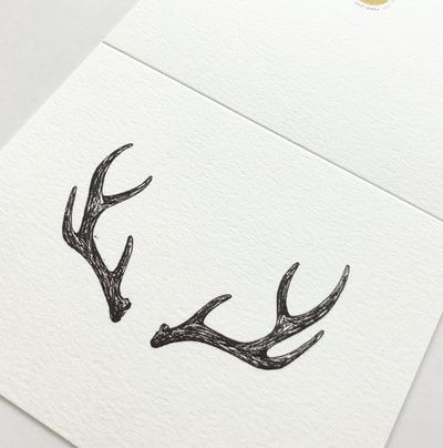 Reindeer Antlers Tattoo, Whitetail Deer Antler Tattoo, Matching Antler Tattoo, Deer Antler Drawing Easy, Antler Outline Tattoo, Deer Antler Outline, Dainty Antler Tattoo, Simple Deer Antler Tattoo, Stag Antler Tattoo