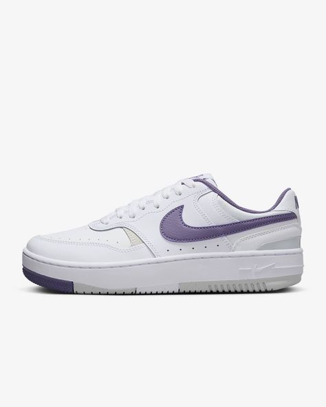 Nike Low-top Platform Sneakers With Gum Sole, Casual Nike Air Force 1 In Purple, Purple Nike Air Force 1 Sporty Shoes, Nike Gamma Force Women, Purple Nike Air Force 1 Sporty Sneakers, Nike Gamma Force, Shoes Nike, Jordan Shoes, Jordan 1