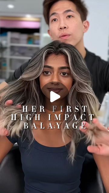 Samuel Ng on Instagram: "High Impact | Beige Blonde Balayage   Elegance and Class. Nuff Said   #hairtransformation #hairmakeover #hairbysamrestyle #nekderx #nekderxacademy #tiktokmalaysia #asianhair #dimensionalhair #balayage #petalingjaya #damansaraperdana" Brown Skin Balayage Hair, High Impact Blonde, Brunnete Hair Highlight, Ombré Hair Brown To Blonde, Blonde Highlights On Brown Skin, Sandy Brunette Balayage, Ash Brown Balayage Light Blonde, Creamy Blonde Hair Balayage Dark Roots, Low Light Balayage