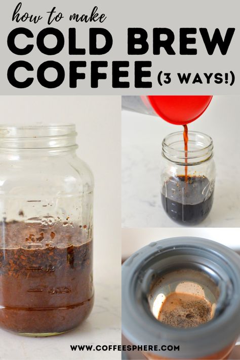 How To Make Cold Brew Coffee (3 Easy Ways!) -