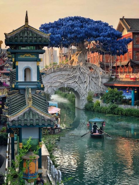 China Ancient, Ancient Chinese Architecture, Sichuan China, China City, Scenery Landscape, Chinese Architecture, Chengdu, Tourist Places, China Travel