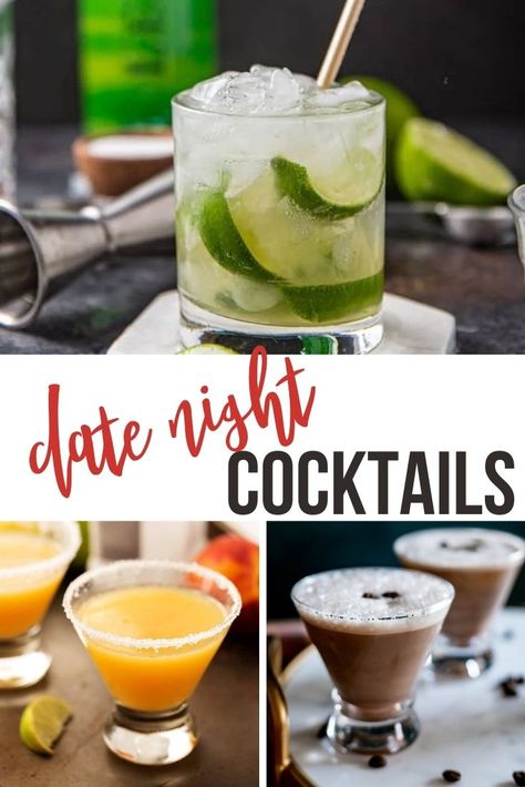 Appetizers Date Night, Date Night Alcoholic Drinks, Cocktails For Pizza Night, Date Night Drinks At Home, Date Night Cocktails At Home, Movie Night Cocktails, Date Cocktails, Cocktail Night Ideas, Date Night Appetizers At Home