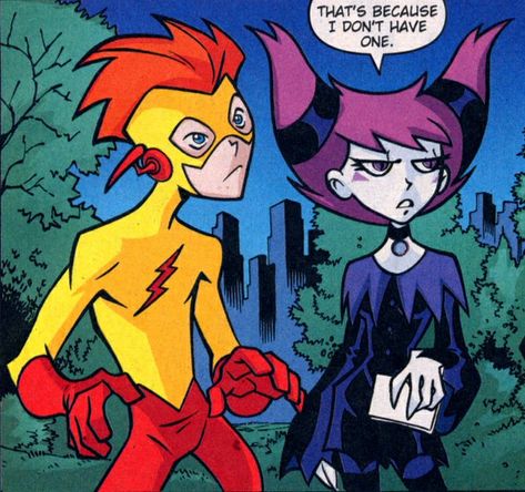 Jinx X Kid Flash, Jinx And Kid Flash, Jinx Dc, Wally West, Kid Flash, Teen Titans Go, Teen Titans, Dc Comics, Art Reference