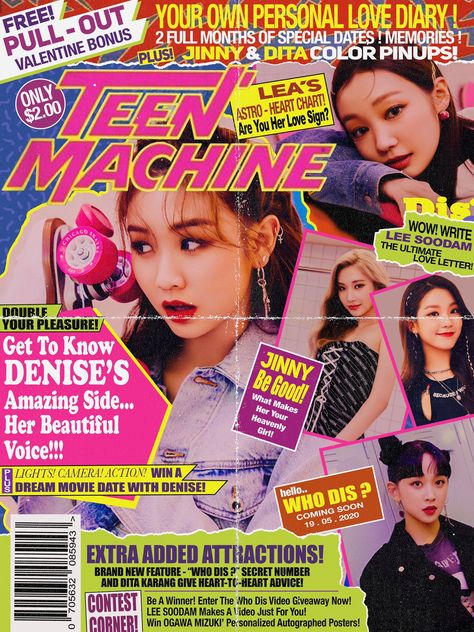 Magazine Layout Design Cover Ideas, 2000 Magazine Cover, Yk2 Design, Y2k Magazine Spread, Teen Magazine Layout, 2000s Magazine Layout, Magazine Cover Y2k, Magazine Cover 2000s, 90s Magazine Layout