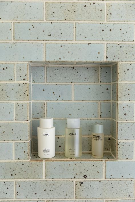 clé tile | lookbook | tile inspiration Glazed Brick Tiles, Glazed Brick, Tile Layout, Artisan Tiles, Cle Tile, Brick Tile, Wall Niche, Creating Texture, Brick Tiles