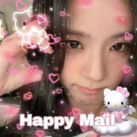 Sticker Blackpink, Sticker Kpop, Love Mail, Kpop Edits, Soft Aesthetic, Happy Mail, Fig, Purple, Quick Saves