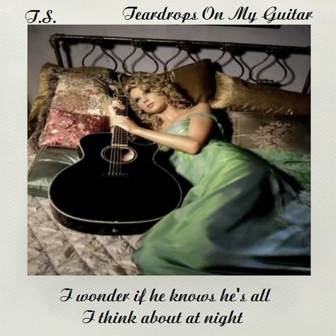 Teardrops On My Guitar, Taylor Swift Music Videos, Taylor Swift Music, Tim Mcgraw, Taylor Swift Album, Wear Green, Taylor Swift Lyrics, Taylor Alison Swift, Debut Album