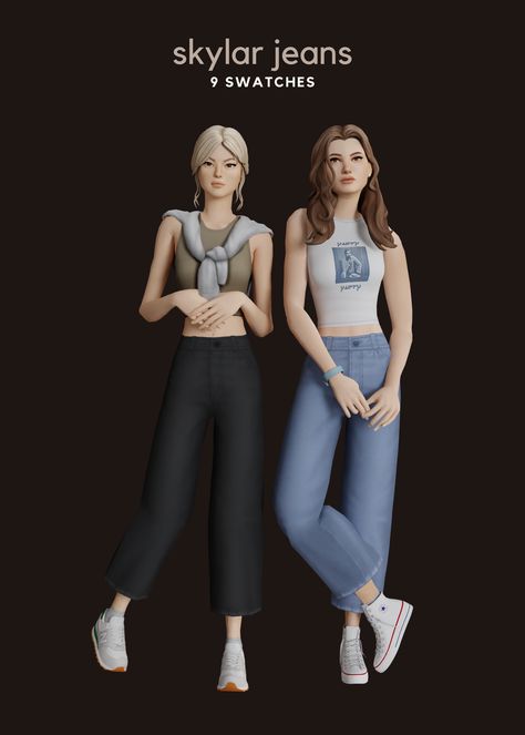 Sims 4 Mac, Sims 4 Maxis Match, Sims Download, Pretty Jeans, Maxis Match Cc, Sims 4 Mm Cc, Sims 4 Mm, The Sims 4 Download, Sims Four