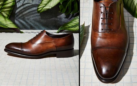 Footwear, Shoe, Tan, Brown, Dress shoe, Oxford shoe, Cordwainer, Caramel color, Leather, Durango boot, Mens Dress Shoes Guide, Shoes Guide, Durango Boots, Dress Shoes For Men, Tweed Trousers, Men's Dress Shoes, Bit Loafers, Best Dress, Color Guide