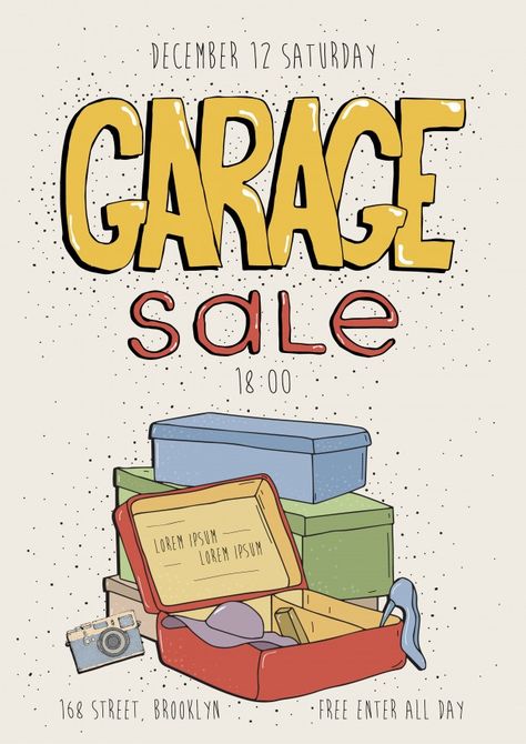 Garage Sale Poster Design, Clothing Sale Poster Design, Yard Sale Poster, Garage Sale Ideas, Super Sale Poster, Clothing Sale Poster, Shop Poster Design, Poster Shopping, Clothes Poster