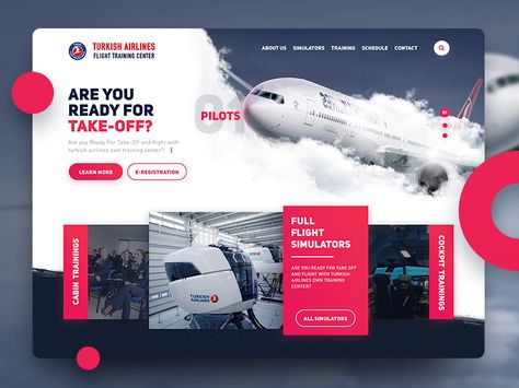 Hello everyone! This work is one of my favorite . I hope you like too .. See you soon! Flight Training, Train Activities, Creative Web Design, Turkish Airlines, Airline Flights, Ui Design Inspiration, Web Design Services, Web Design Company, Website Design Inspiration