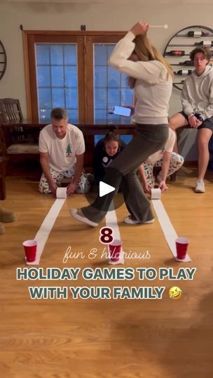 7.6K views · 91 reactions | SAVE FOR CHRISTMAS 🎄 We had a blast playing these games on Thanksgiving!!! We did them olympic-style but honestly it would be so fun to pick like 2-3! Which one is your fav?! I loved speed walking, so simple but hilarious I almost peed my pants (yes, that's the 2nd time I've said that in a week lol) 😂 #familyholiday #holidaygames #familygamenightideas #familygames | Noel Therese Family Games For Thanksgiving, Games For Thanksgiving, Speed Walking, Fun Holiday Games, Xmas Games, Family Challenge, Vet Medicine, Holiday Inspo, Minute To Win It Games