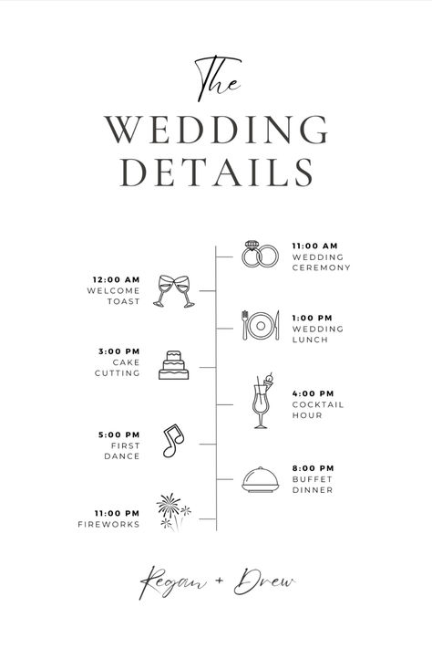 Download this easy-to-use wedding day timeline template. 💖 Save the date and make your wedding day truly unforgettable with our beautifully designed Wedding Day Timeline template! 💖 #WeddingPlanning #DreamDay #HappilyEverAfter Diy Wedding Itinerary, Itinerary For Wedding Day, Wedding Invitations Timeline, Wedding Invitation Timeline, Wedding Timeline Day Of, Wedding Day Timeline Template, Itinerary Wedding, Cambridge Wedding, Itinerary Design