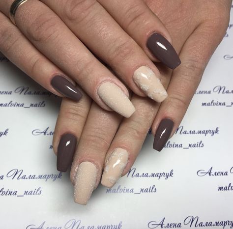 Cream And Brown Nails, Tan Nail Designs, Tan Nails, Brown Nails, Tan Skin, Nail Designs, Unique Designs, Design Inspiration, Cream