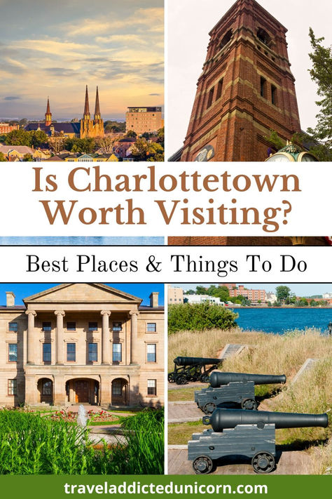 Wondering if Charlottetown, PEI, is worth adding to your travel list? This charming capital has so much to offer! From the historic sites and cozy downtown vibes to scenic spots like Cavendish Beach and Anne of Green Gables attractions, discover why Charlottetown is a must-visit in Canada. Check out this guide for top things to do, best travel tips, and why Charlottetown could be your next favorite destination! #Charlottetown #PEI #CanadaTravel Cavendish Beach, Downtown Vibes, Charlottetown Pei, Travel Safety, Top Travel Destinations, Anne Of Green, Bucket List Destinations, Travel Info, Anne Of Green Gables