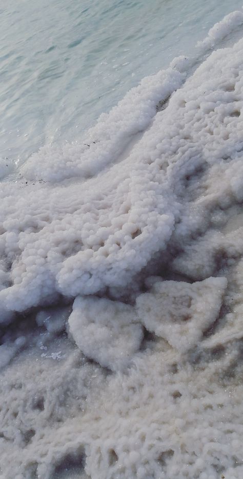 Sea Salt Aesthetic, Dnd Oc, Ocean Salt, Salt Of The Earth, Ocean Wallpaper, Sea Waves, Dead Sea, Heaven On Earth, Color Textures