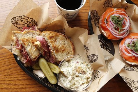 This is what it’s like to open a Jewish deli in Japan. Jewish Deli, Jewish Cuisine, Matzo Ball Soup, Pastrami Sandwich, Flat Top Grill, Jewish Food, Bagel Shop, Hamburger Steak, Deli Food