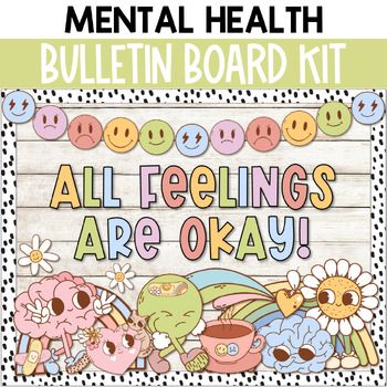 Bulletin Board Ideas Counselor, Bulletin Board Ideas Mental Health, Nurses Office Decor School, Social Emotional Bulletin Board, Therapy Bulletin Board Ideas, Sel Bulletin Board, Mental Health Bulletin Board Ideas, Mental Health Bulletin Board, School Counselor Bulletin Boards