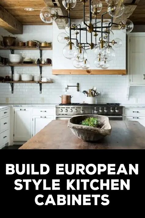 How to Build European Style Kitchen Cabinets Kitchen Cabinets European Style, European Style Kitchen, Style Kitchen Cabinets, Space Saving Hacks, Built In Bed, Cabinet Boxes, Kitchen Cabinet Styles, Organize Declutter, Stud Walls