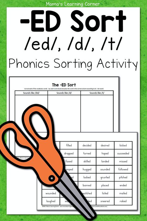 Inflectional Endings Activities, Word Endings Activities, Sounds Of Ed, Suffixes Er And Est, Suffix Ed Activities, Three Sounds Of Ed Anchor Chart, Sounds Of Ed Anchor Chart, Ed Ending Sounds, Ed Endings