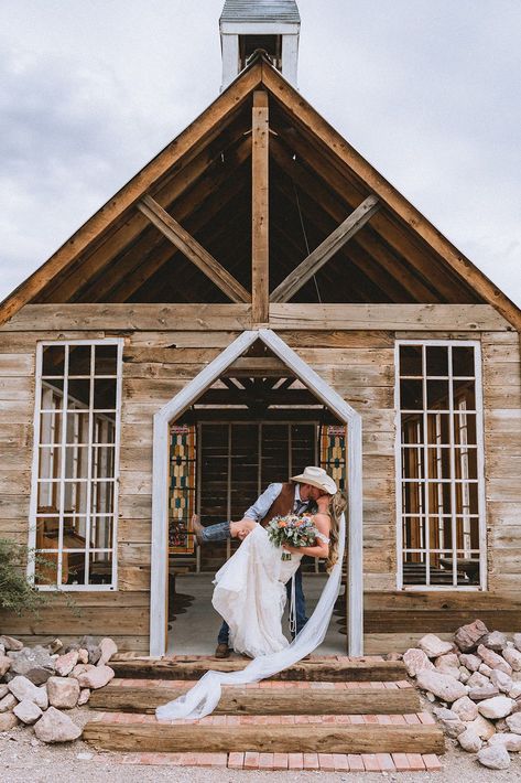 Once you get here you will come across a location that looks as if you've just stepped back in time. Head over to my blog to get more inspiration! Ghost Town Wedding, Nelson Ghost Town Wedding, Small Private Wedding, Las Vegas Destination Wedding, Nelson Ghost Town, Intimate Elopement Ideas, Elopement Pictures, Very Small Wedding, Contemporary Wedding Photography