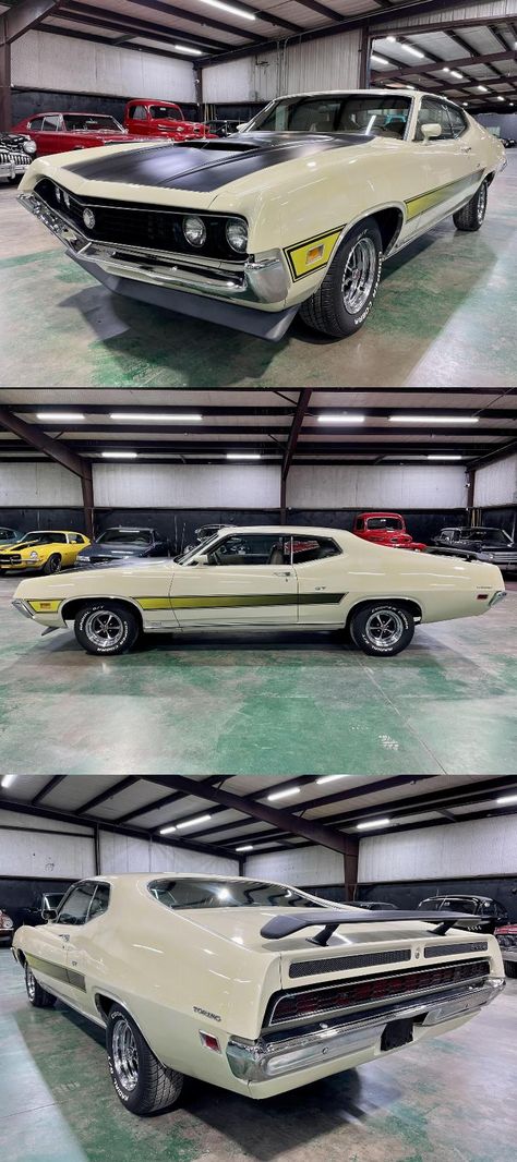 Ford Torino Gt, 1970 Ford Torino, Tan Paint, Automobile Engineering, Built Ford Tough, Vintage Muscle Cars, Ford Torino, Classic Cars Trucks Hot Rods, Drifting Cars