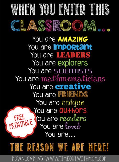 Love this printable - for the classroom or home? #parenting Welcome To School, Back To School Organization, Back To School Bulletin Boards, Classroom Organisation, Welcome Back To School, Classroom Printables, Classroom Bulletin Boards, School Bulletin Boards, Beginning Of The School Year