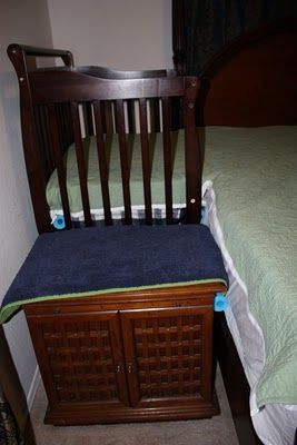 How To Sidecar A Crib Sidecar Crib, Mini Crib, We Did It, Sidecar, Cool Baby Stuff, Platform Bed, Baby Sleep, End Table, Baby Stuff