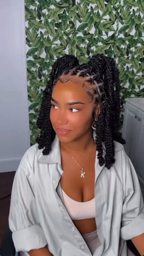 Black Hair Style Ideas in 2022 | Locs hairstyles, Hair styles, Natural hair styles Valentine’s Day Winter Outfit, Two Strand Twist Soft Locs, Cuban Twist With Barrels, Faux Locs Hair Styles, Ways To Style Passion Twists Hairstyle, Cute Hairstyles For Faux Locs, Two Strand Faux Locs, Braids Summer 2023, Fall Color Box Braids Black Women