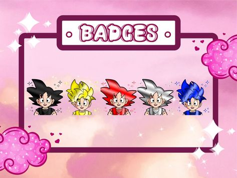 Custom Twitch Sub Badges | Digital Planet Sub Badges For Twitch, Twitch Sub Badges, Dragon Ball Z, Submarine, Dragon Ball, Quick Saves