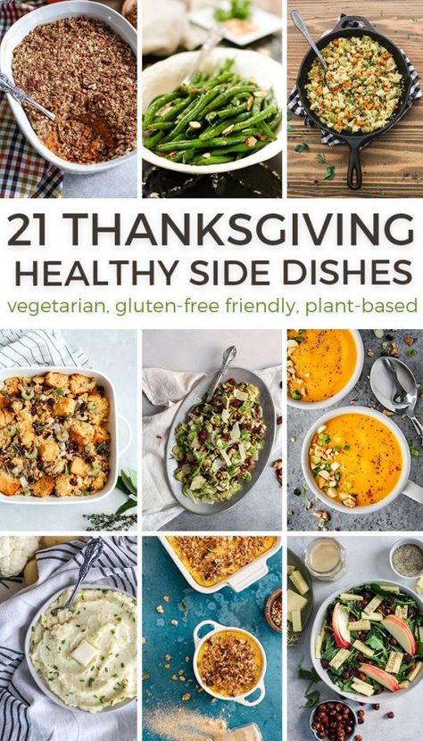 Paleo Thanksgiving Sides, Gluten Free Thanksgiving Sides, Healthy Thanksgiving Side Dishes, Gluten Free Thanksgiving Side Dishes, Thanksgiving Healthy, Thanksgiving Vegetarian, Thanksgiving Vegetables Side Dishes, Thanksgiving Veggies, Thanksgiving Vegetable Sides