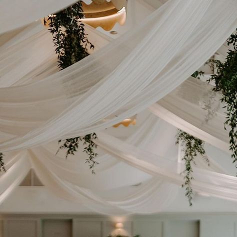 How To Hang Fabric From Ceiling, Kin House Wedding, Fabric Installation Wedding, Pickle Bar, Kin House, Fabric Installation, Bar Wedding, Wedding Bar, Wedding Board