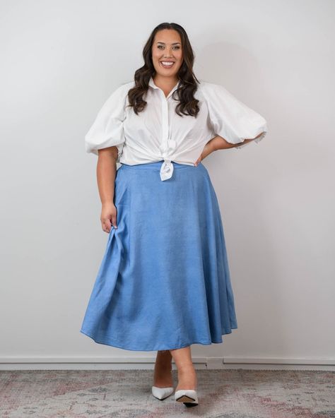 Our gorgeous Belle shirt & Donna skirt 🤩 Belle Shirt, Plus Size Fashion, Fashion Brand, Plus Size, Skirt, On Instagram, Quick Saves, Instagram, Fashion Brands