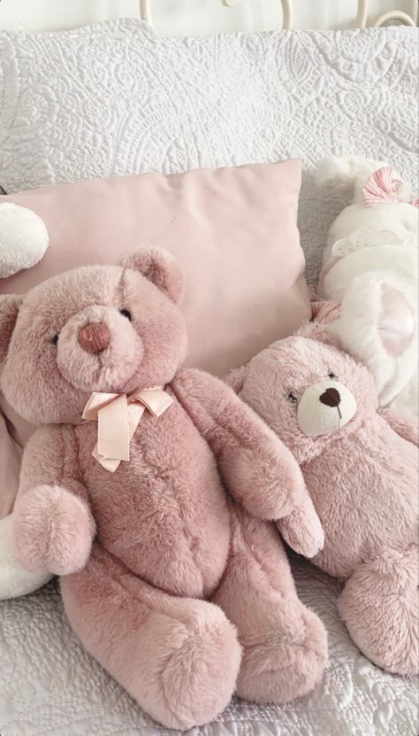 Teddy Aesthetic, Wallpapers Rosa, Wallpers Pink, Teddy Bear Wallpaper, Pink Wallpaper Girly, Soft Pink Theme, Pink Teddy Bear, Pink Teddy, Pastel Pink Aesthetic