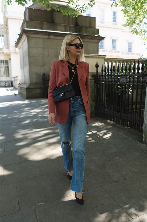 Spring Outfits 2020, Emma Hill, Blazer Outfits For Women, Circular Fashion, Japan Outfit, Casual Chique, Blazer Outfit, Blazer With Jeans, Casual Work Outfits