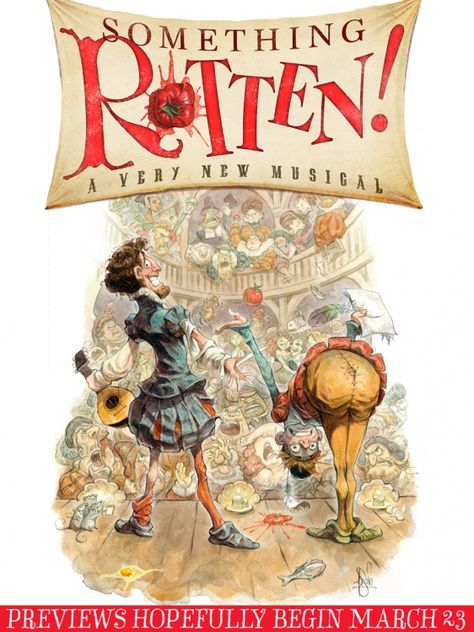 Peter de Seve Something Rotten Musical, Musical Posters, Something Rotten, Broadway Posters, Broadway Tickets, Ella Enchanted, Future Space, Tap Dancing, James D'arcy