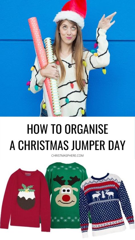 Christmas jumper day is one of our favourite fundraising events. However, when it comes to getting one sorted out with your family and friends you may need a little help. Here’s our guide to organising a fun Christmas jumper day, whether it’s for charity or just for fun. Christmas Jumper Day Activities, Warm Winter Drinks, Raising Money For Charity, Christmas Jumper Day, Cosy Christmas, Charity Organizations, Cosy Winter, Raising Money, Winter Drinks