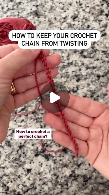 How To End A Crochet Chain, Crochet Chain Projects, Chain Crochet Projects, How To Crochet A Chain, How To Chain Crochet, Crochet Starting Chain, Crochet Chains, Chain Crochet, Crochet Chain Stitch