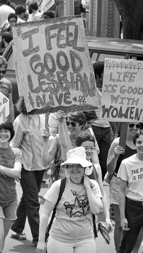 about lesbianism Second Wave Feminism, Gay Rights Movement, Stonewall Riots, Protest Posters, Feminist Movement, Out Of The Closet, Women’s History, Women’s Rights, London Art