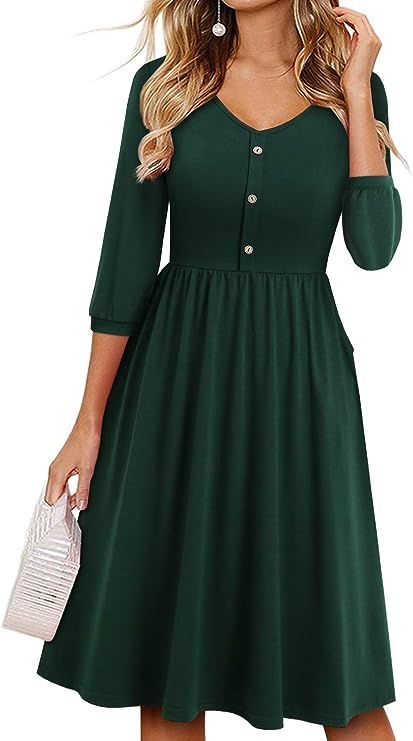 4 Balloon, Dress Pockets, Dresses Casual Fall, Dresses Casual Winter, Midi Dress Style, Fall Winter Dresses, Vintage Summer Dresses, Short Sleeve Dress Shirt, Midi Dress Party