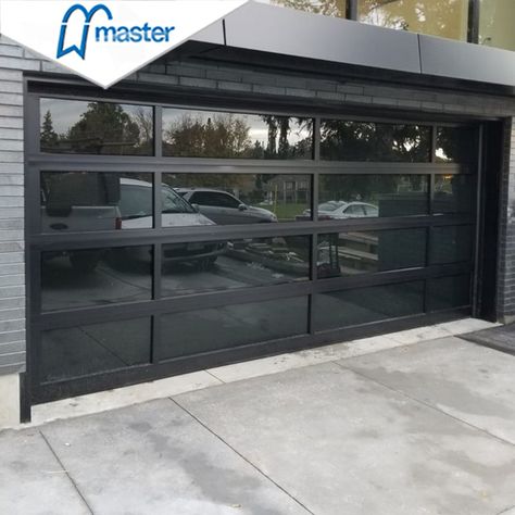 Modern Garage Doors Glass, Mirrored Garage Door, Mirror Garage Door, Aluminum Garage Doors Modern, Garage Door Glass, Aluminum Garage Doors, Gary Stewart, Plexiglass Mirror, Aluminium Garage Doors