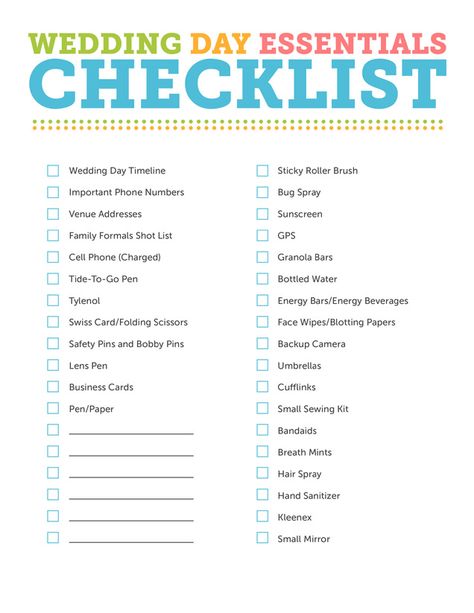 wedding day checklist Checklist For Bride, Wedding Essentials Checklist, Reception Checklist, Wedding Reception Checklist, Wedding Planning Checklist Printable, Wedding Day Essentials, Wedding Checklist Printable, Wedding Planner Checklist, Wedding Day Checklist